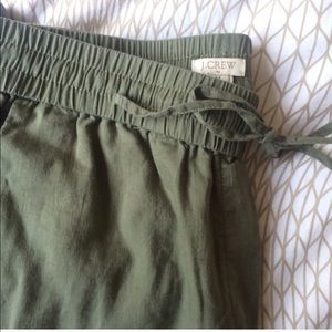 J Crew green joggers